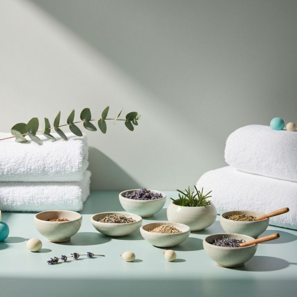 Ambiente relajante de cuidado facial